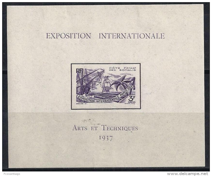 ARTE/EXPOSICION INTERNACIONAL PARIS - SOMALIA 1937- Yvert#H1*  Precio Cat&euro;15 - Otros & Sin Clasificación