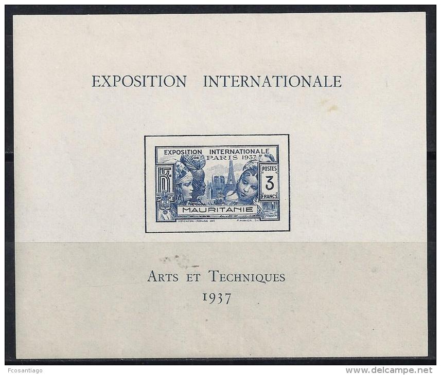 ARTE/EXPOSICION INTERNACIONAL PARIS -MAURITANIA 1937- Yvert#H1*  Precio Cat&euro;10 - Otros & Sin Clasificación