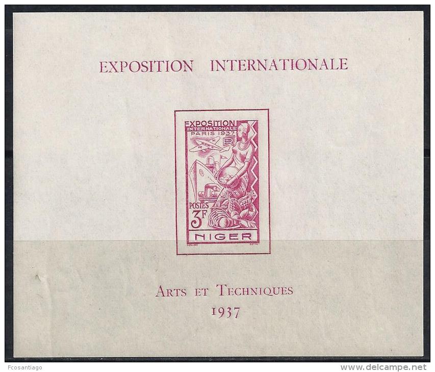 ARTE/EXPOSICION INTERNACIONAL PARIS -NIGER 1937- Yvert#H1*  Precio Cat&euro;10 - Otros & Sin Clasificación