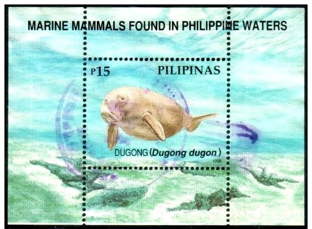 Marine Mammal, Dugong, Philippines Scuvenir Sheet SC#2543 Used - Philippines