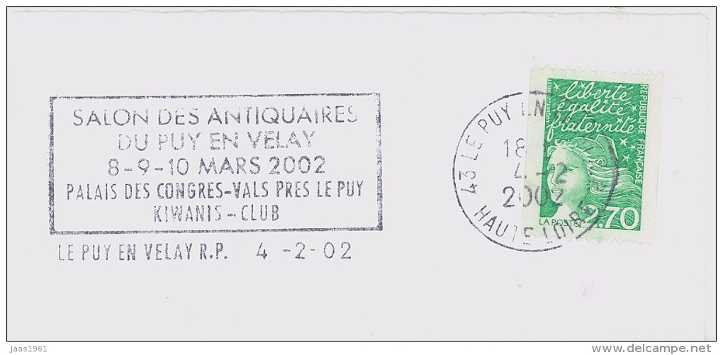 FRANCE. FRAGMENT POSTMARK, ANTIQUES FAIR. 1997. LE PUY EN VELAY - Otros & Sin Clasificación