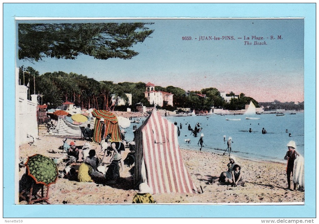 JUAN LES PINS -- TBE -- La Plage N° 1659 - Juan-les-Pins