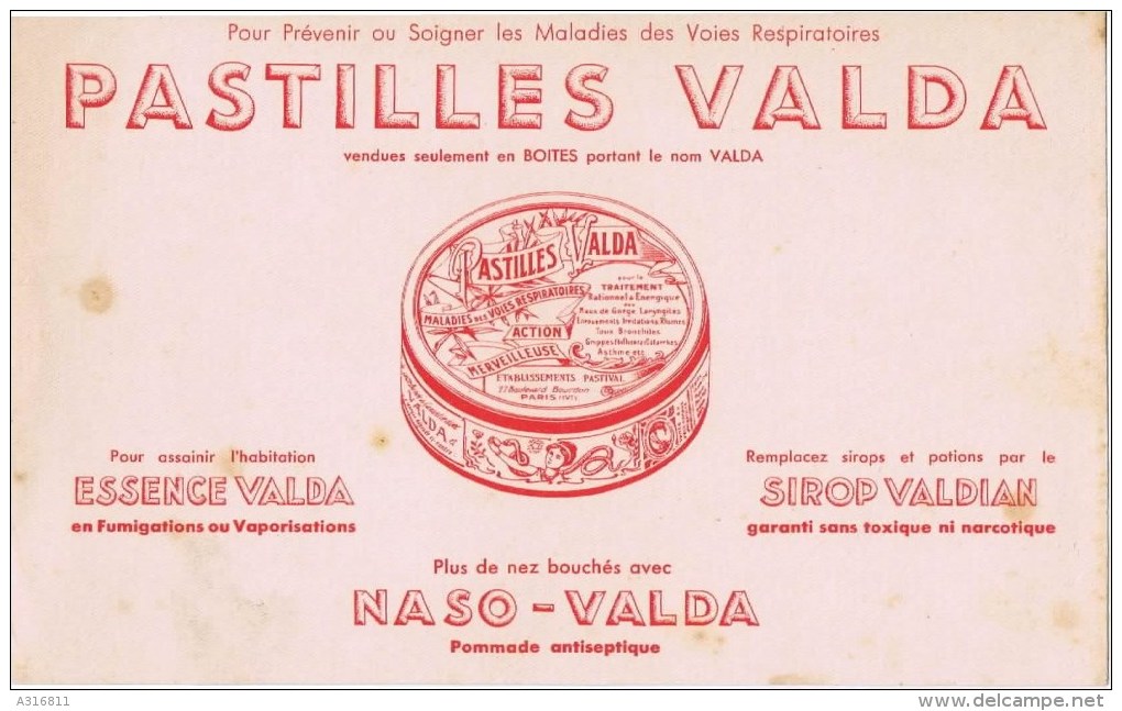 PASTILLE VALDA - V