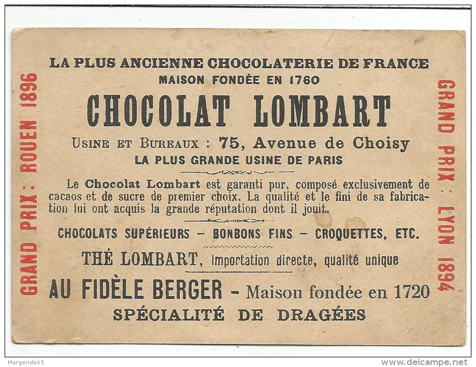 CHROMOS CHOCOLAT LOMBART - VUE GENERALE DE SAINT MALO - Lombart