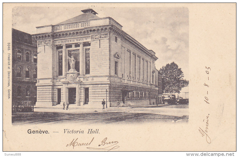 Genève - Victoria Hall (Friedrich Et Demartines, Précurseur, 1903, Animation) - Genève