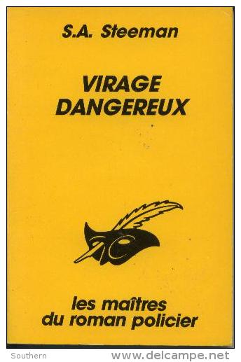 Le Masque 2077 S. A. Steeman "Virage Dangereux "  TBE - Le Masque