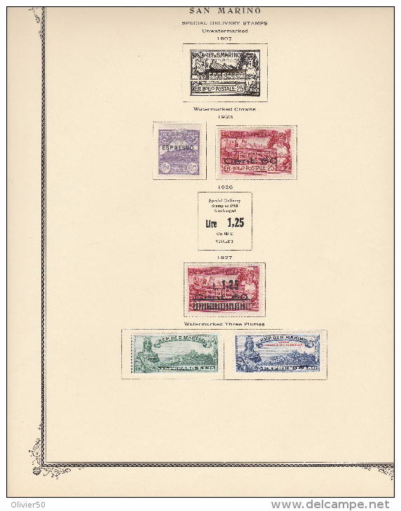 Saint-Marin (1923-27)  - Express Neufs* - Timbres Express