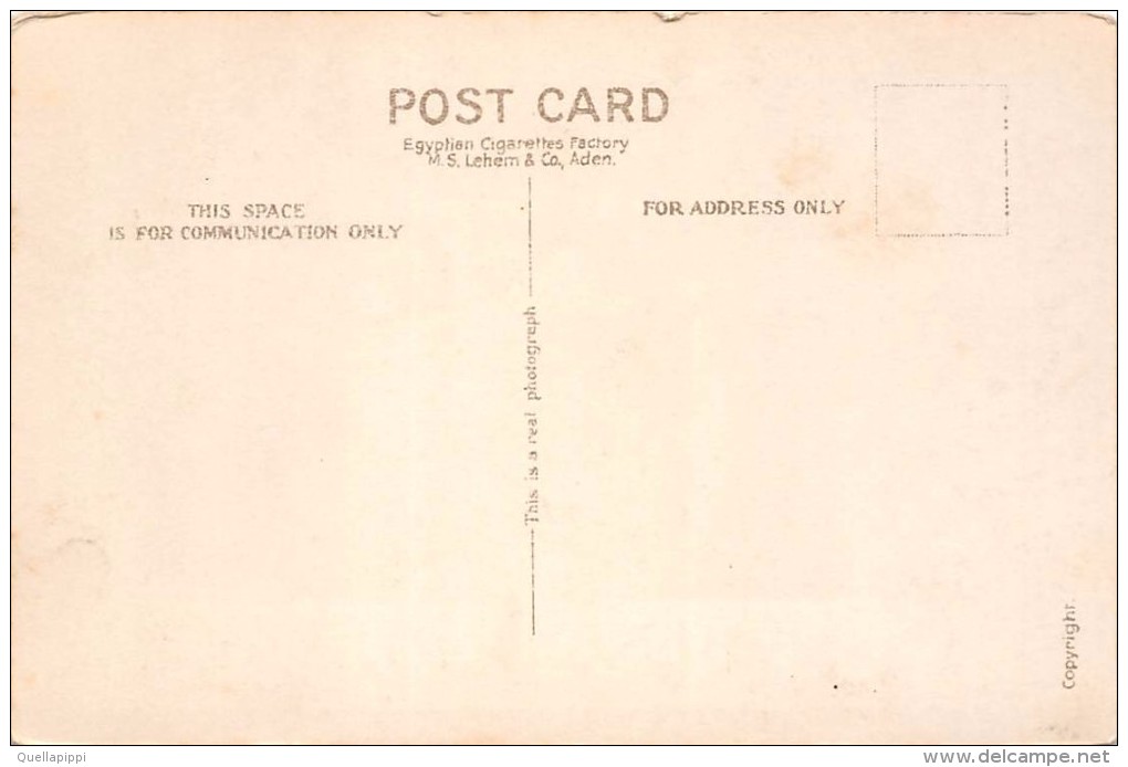 02937 "ADEN - STEAMER POINT I" ANIMATA.  CART. NON SPED. - Yemen