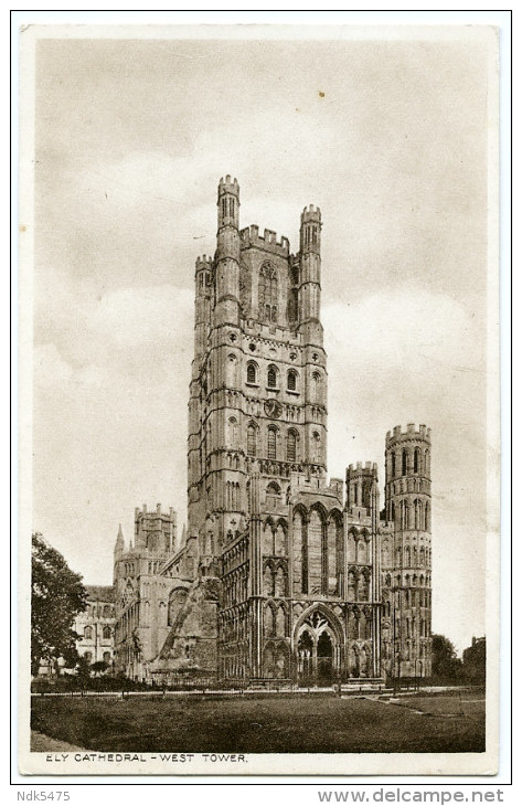 ELY CATHEDRAL : WEST TOWER - Ely