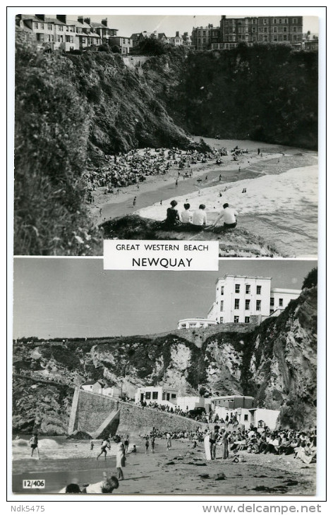 NEWQUAY : GREAT WESTERN BEACH (MULTIVIEW) - Newquay