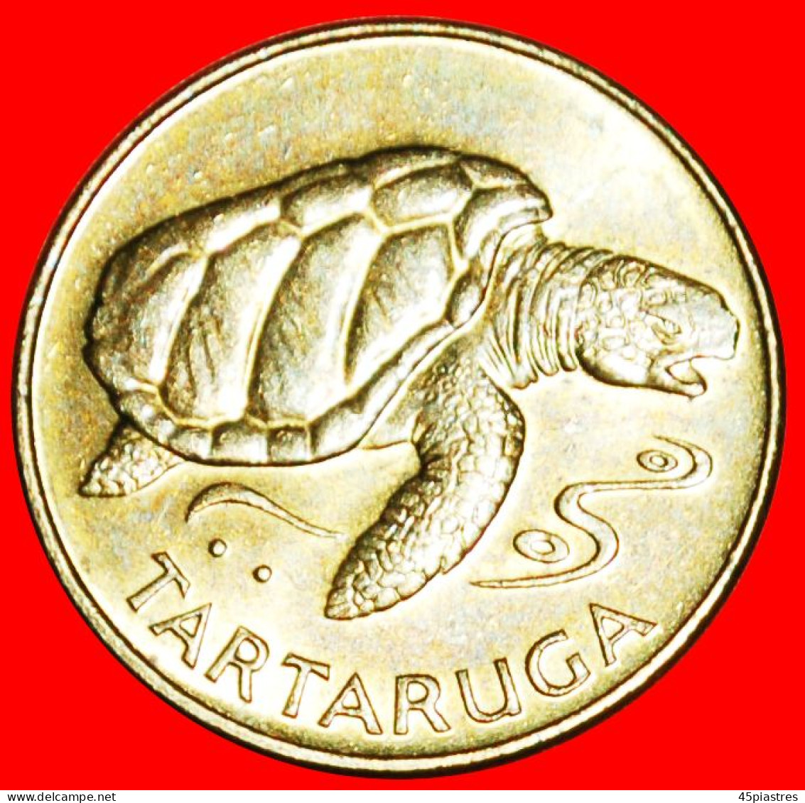 &#9733;SEATURTLE: CAPE VERDE &#9733; 1 ESCUDO 1994 MINT LUSTER! LOW START &#9733; NO RESERVE! - Cap Verde