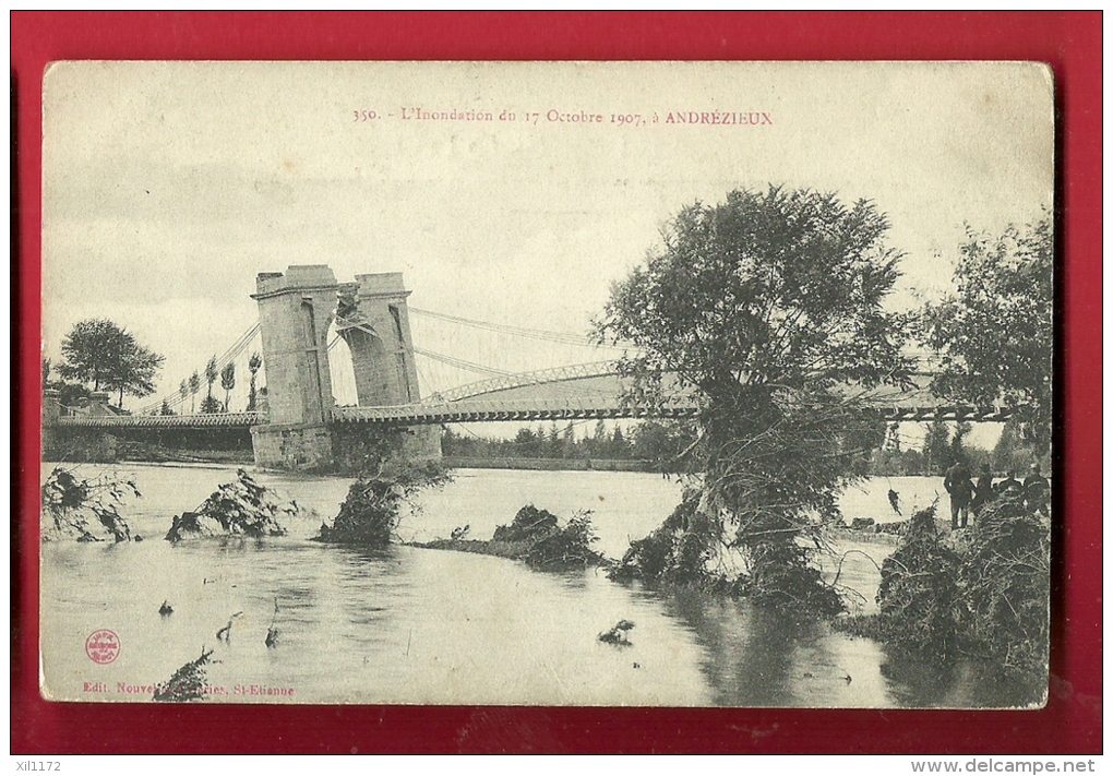 MBI-20 Andrézieux-Bouthéon Inondations De 1907 Non Circulé. - Andrézieux-Bouthéon