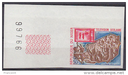 Niger 1973 Educational Television Imperforate. Scott 288. - Niger (1960-...)