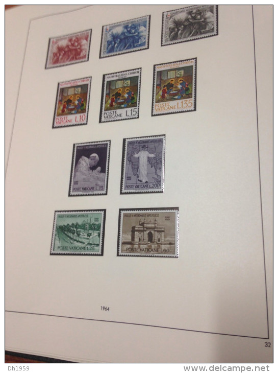 VATICAN COLLECTION 1963 - 1985 MNH NSC ** CITTA DEL VATICANO VATICAN ALBUM SAFE PAPE POPE PAPST