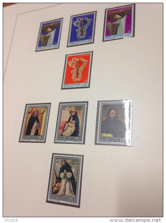 VATICAN COLLECTION 1963 - 1985 MNH NSC ** CITTA DEL VATICANO VATICAN ALBUM SAFE PAPE POPE PAPST