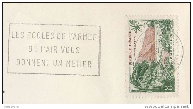 1957 FRANCE Stamps COVER SLOGAN Pmk THE AIRFORCE SCHOOL GIVES  YOU A TRADE  Airforce Aviation Forces - Briefe U. Dokumente