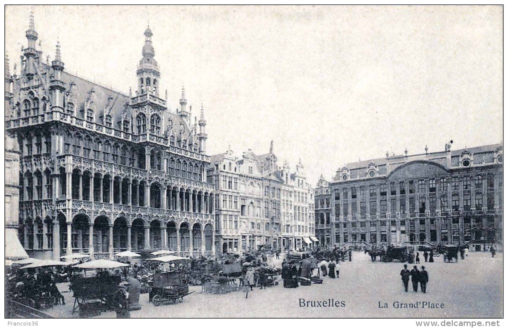 Lot de 74 cartes CPA de BRUXELLES - Toutes scannées -