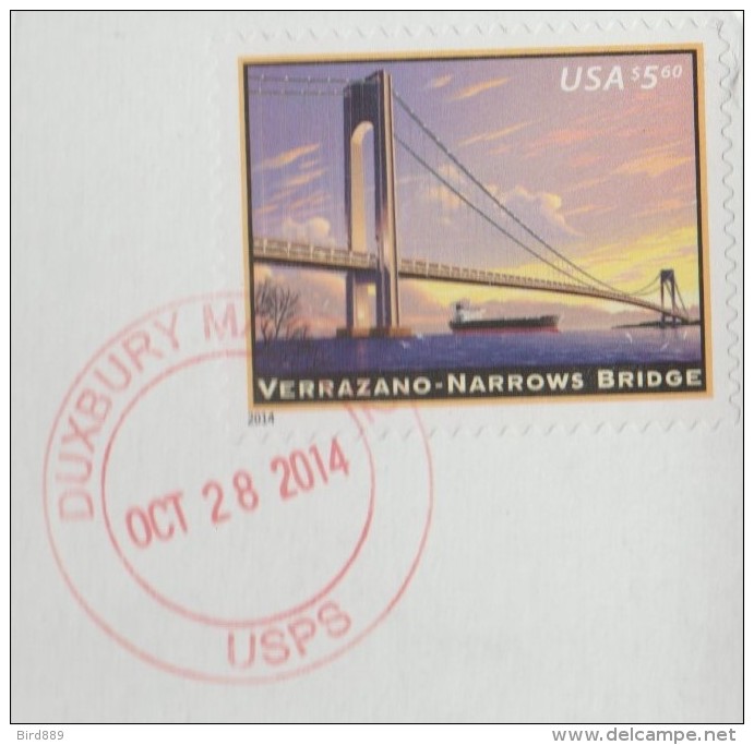 2014 USA Verrazano Narrows Bridge Used - Used Stamps