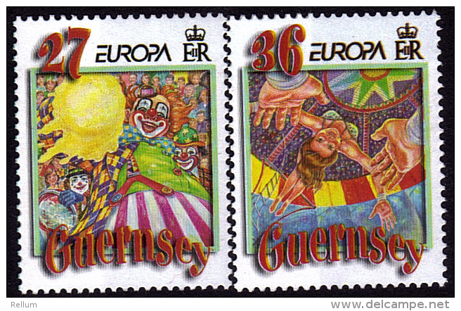 Europa - CEPT 2002 - Guernesey - Yvert Nr. 929/930 - Michel  Nr. 914/915   ** - 2002