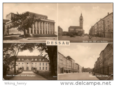 Dessau - S/w Mehrbildkarte 2 - Dessau