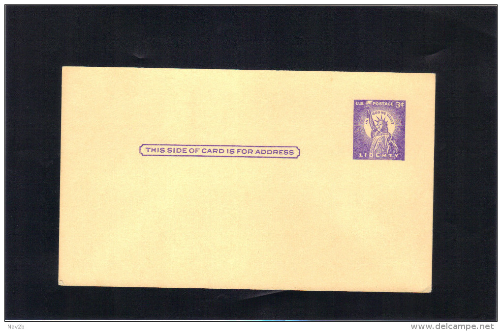 Etats Unis , Entier Carte Postale Neuve . - 1941-60