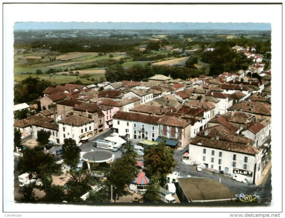 CP-  MONTFORT EN CHALOSSE (40) Vue Aerienne - Montfort En Chalosse