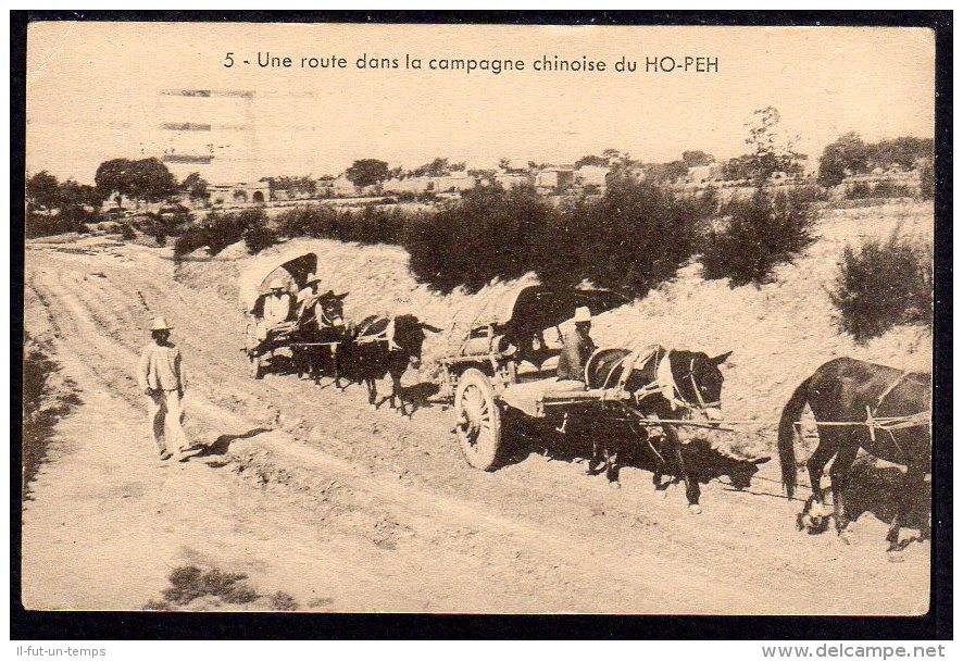 HO-PEH - Une Route Dans La Campagne Chinoise Du HO-PEH - China