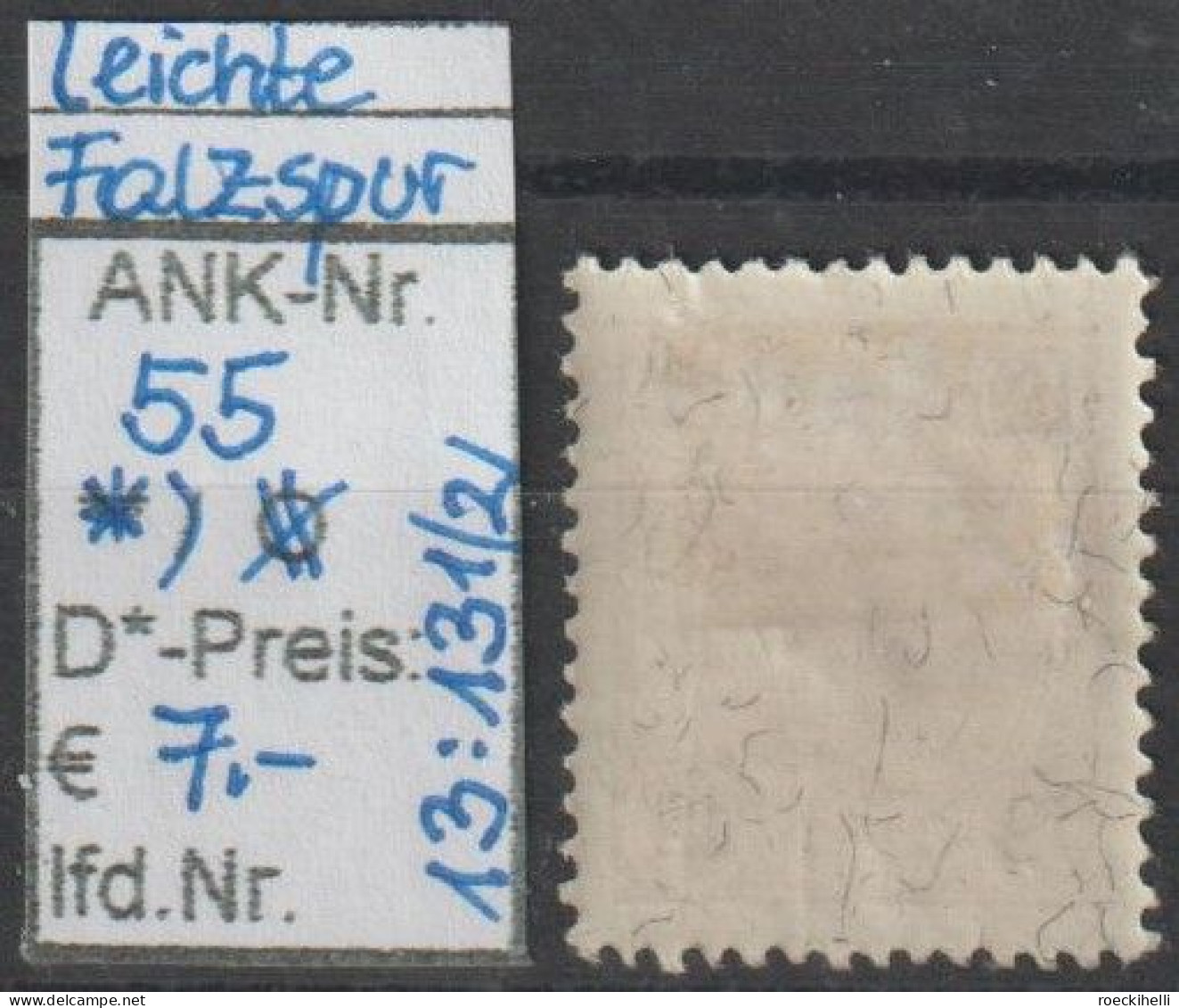 1890 - ÖSTERREICH - FM/DM "Kaiserkopf Nach Links" 12 Kreuzer Tiefrosa - * Ungebr. Mit Falzspur - S. Scan (55* At) - Ongebruikt