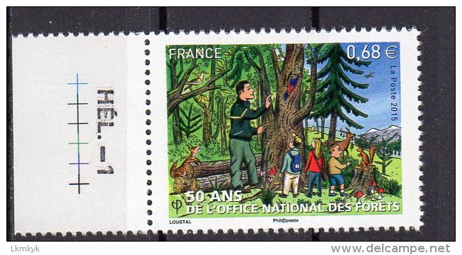 France 2015.50 Ans De L´office National Des Forêts - Nuovi