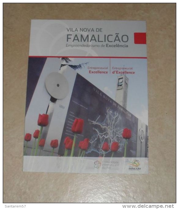 Dépliant Publicité Papier VILA NOVA DE FAMALICAO Entrepreneuriat D´excellence Tourisme Portugal - Afiches