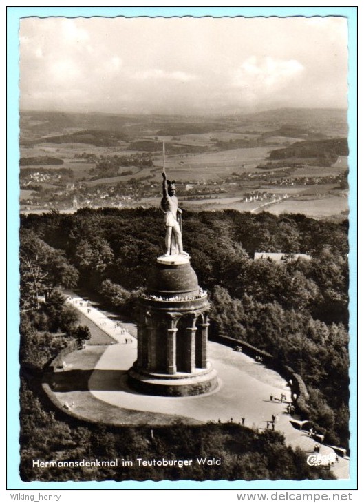 Detmold - S/w Hermannsdenkmal Im Teutoburger Wald 3 - Detmold