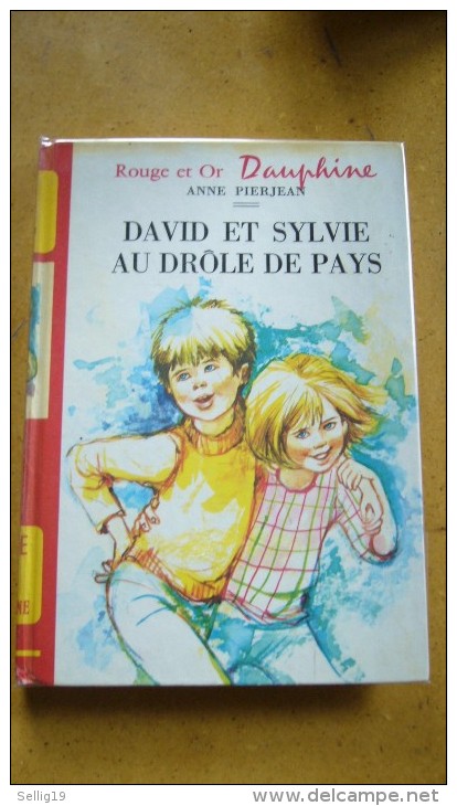 David Et Sylvie Au Drôle De Pays - Bibliotheque Rouge Et Or