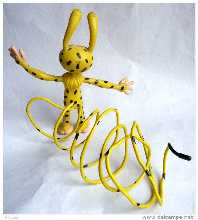 FIGURINE PLASTOY 2001 MARSUPILAMI 19.5 Cm Oreilles Incluses - Bendem - Flexible - Autres & Non Classés