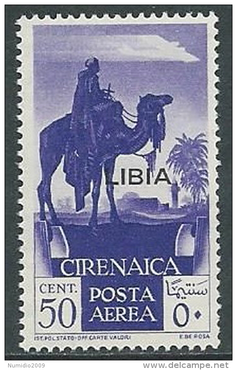 1936 LIBIA POSTA AEREA 50 CENT MNH ** - Y048 - Libya