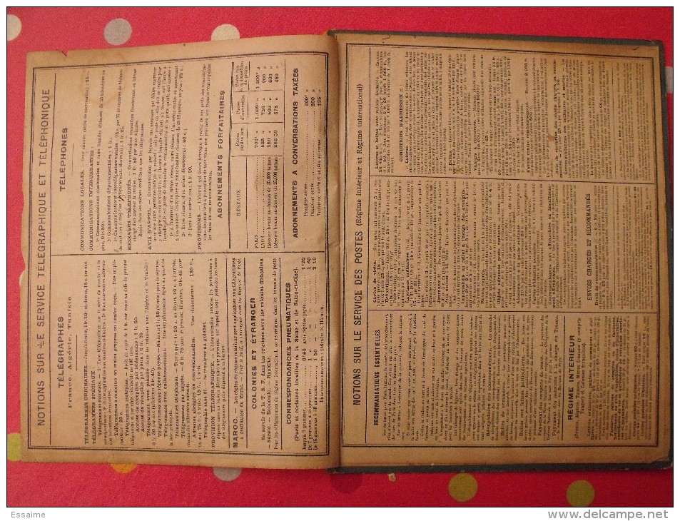 Almanach Des PTT. Mayenne Laval. Calendrier Poste, Postes Télégraphes.1924. Lac De Lecco Italie - Big : 1921-40