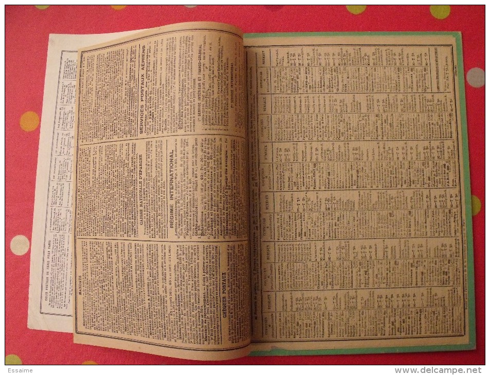 Almanach Des PTT. Paris. Calendrier Poste, Postes Télégraphes.1929. Hydravion Vedette - Grand Format : 1941-60