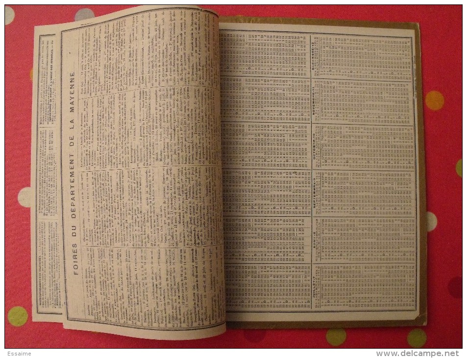 Almanach Des PTT. Calendrier Poste, Postes Télégraphes.1932. Château D'Amboise - Grand Format : 1921-40