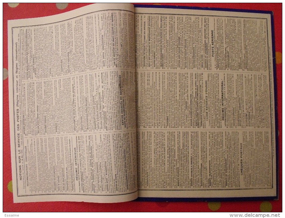 Almanach Des PTT.  Calendrier Poste, Postes Télégraphes.1935. - Tamaño Grande : 1921-40