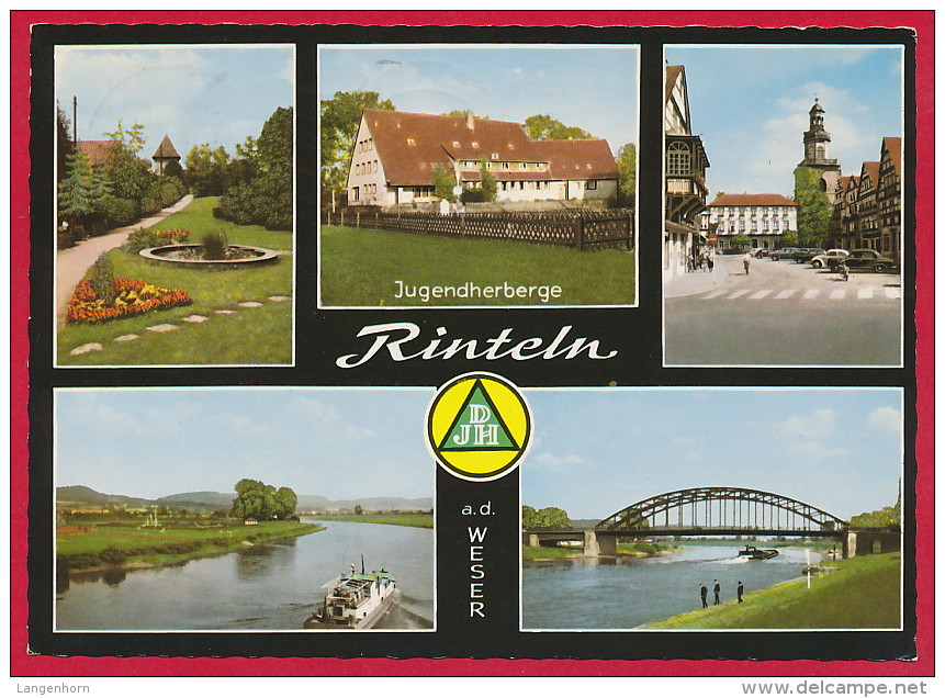 4 AK ´Rinteln a.d. Weser´ (Schaumburg) ~ ab 1966