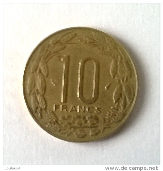 Monnaies - Banque Des Etats De L´Afrique Centrale - 10 Francs 1975 - Superbe - - Otros – Africa