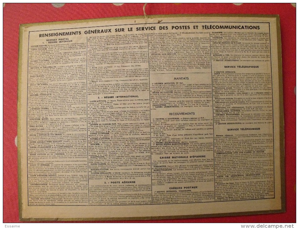 Almanach Des PTT. Calendrier Poste, Postes Télégraphes.1962. Chasse - Grossformat : 1961-70