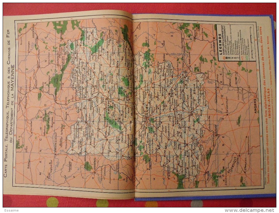 Almanach Des PTT. Mayenne Laval. Calendrier Poste, Postes Télégraphes.1965. Allemont Isère - Big : 1941-60