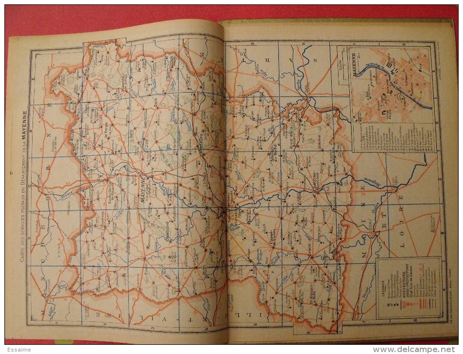 Almanach Des PTT. Mayenne Laval. Calendrier Poste, Postes Télégraphes.1965. Pêche En Barque - Tamaño Grande : 1961-70