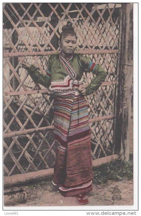 LAOS (ASIE - TONKIN  - Indochine - Viet-Nam - CHINE)  :   Femme D'un Chef KAS. Région Des HAO-PANH (Laos) - Laos