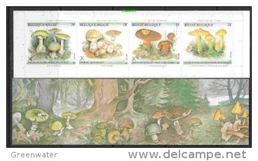 Belgie 1991 Fungi / Mushrooms / Paddestoelen  Booklet ** Mnh (F2919) @ Face - Non Classés