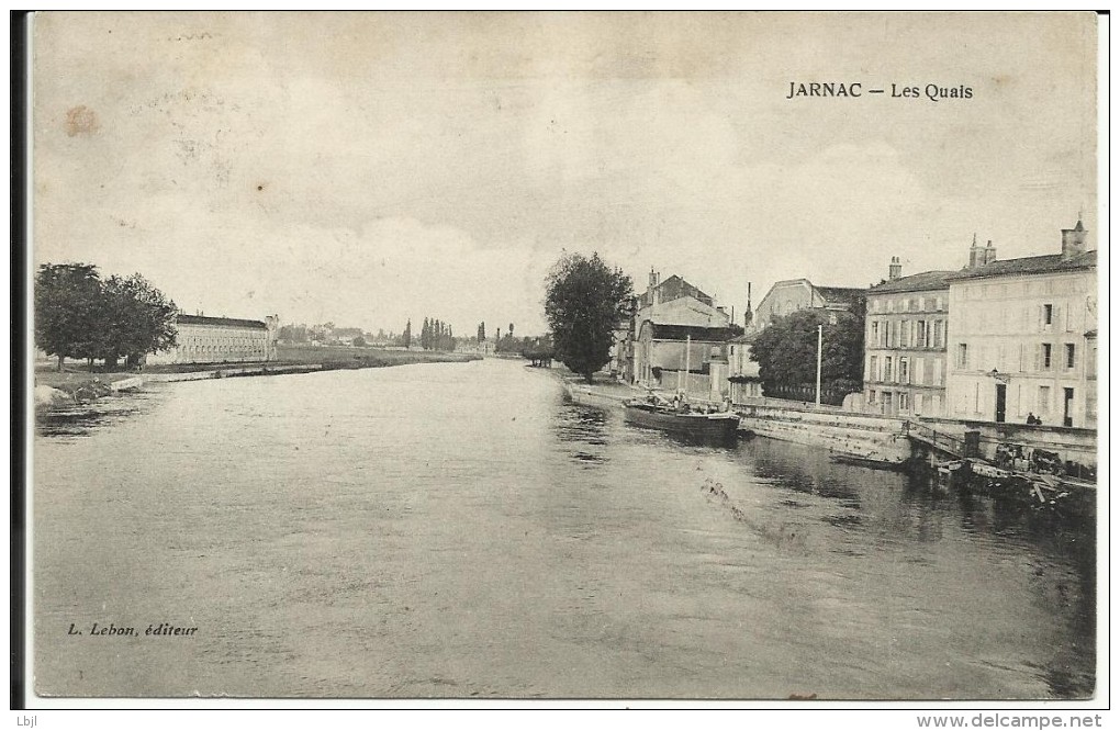 JARNAC , Les Quais , 1912 - Jarnac