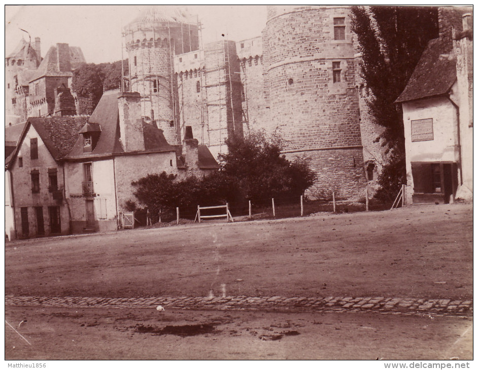 Photo 1900 VITRE - Le Château En Rénovation (A124) - Vitre