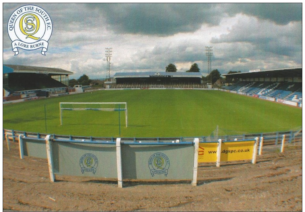 Cartolina Stadio Dumfries (Scozia - Scothland) - Campo Sportivo - Stadium Postcard - NON Viaggiata - Calcio