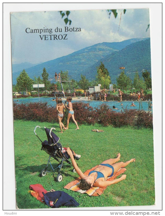 Suisse - Vétroz - Valais - Camping Du Botza - Switzerland Schweiz - Swimming Pool  Schwimmbad - Autres & Non Classés