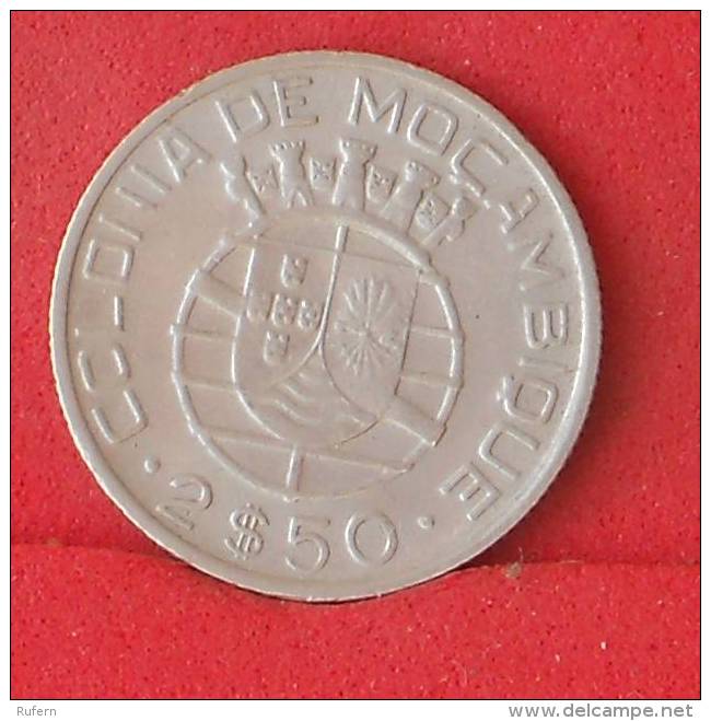 MOZAMBIQUE  2,5  ESCUDOS  1938  3,5 GRS - 0,650 SILVER KM# 68  -    (Nº13008) - Mozambique